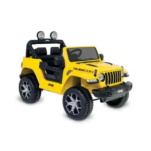Jeep Bandeirante Wrangler Elétrico 12 Volts Amarelo