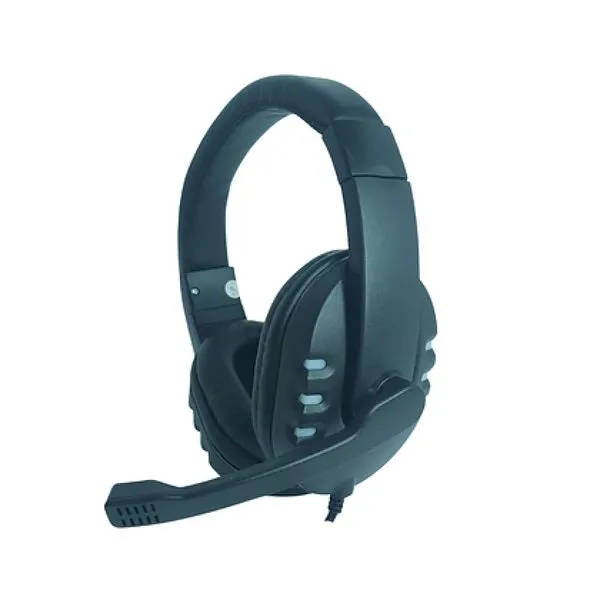 Fone de Ouvido Gamer com Fio para Jogos Cor Preto