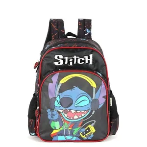 Mochila de Costas Luxcel Stitch Crazy Preto Único