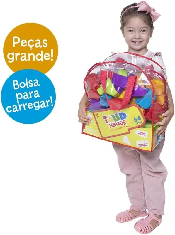 TAND JUNIOR - 64 PEÇAS - TOYSTER