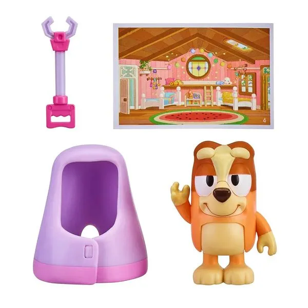 VOVÓ BINGO BONECO BLUEY COLECIONÁVEL 6 CM - CANDIDE