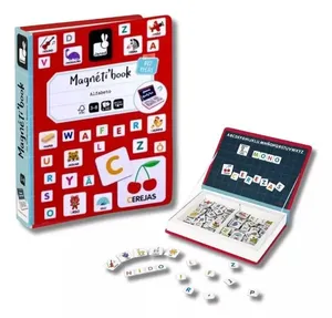Livro Magnetico Infantil Montessori Alfabeto Janob J02562