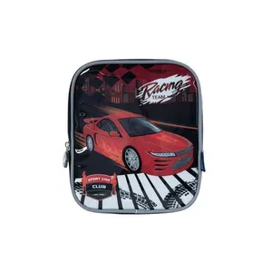 Lancheira Escolar Masculina Racing Car U / Preto