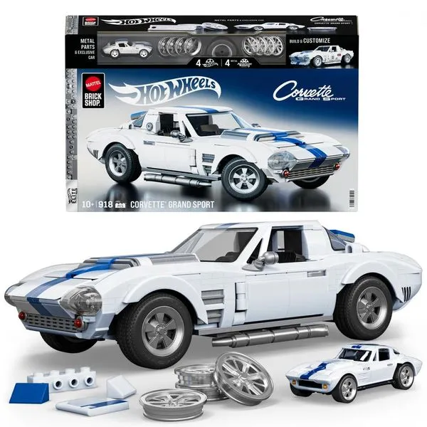 Blocos De Montar - Mattel - Corvette Grand Sport