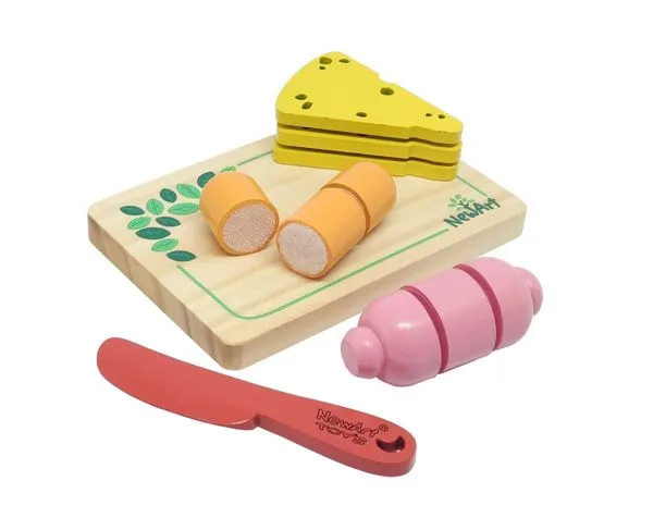 Kit Frios Queijo Linguiça e Salsicha para corte Coleção Comidinhas