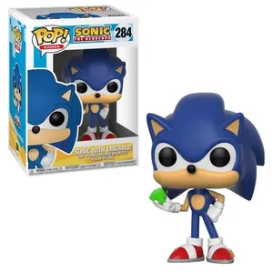 Figura de Ação - Funko Pop - Games - Sonic - W/Emerald - Candide