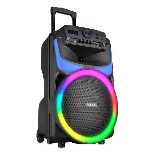 Caixa de Som Portátil Burst 550W 12" BT/AUX/USB/FM Pulse - SP403EOUT [Remanufaturado] SP403EOUT