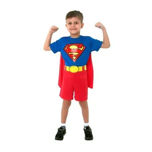 Fantasia Infantil - Super Homem Curto - Tamanho P (3 a 5 anos) - 10275 - Sulamericana