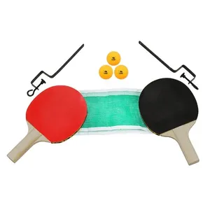 Kit Ping-Pong 2 Raquetes + Suporte + Rede + 3 Bolinhas Bel Único