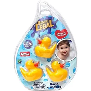 CONJUNTO PATINHOS PARA BRINCAR NO BANHO - SOLAPA - PAIS E FILHOS