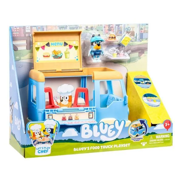 Bluey Food Truck Playset com Acessórios 7969 - CANDIDE