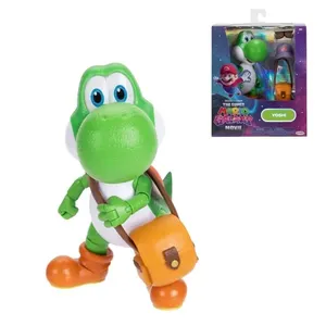 Boneco Articulável Yoshi 14cm Super Mario Galaxy Movie Com Acessórios Sunny