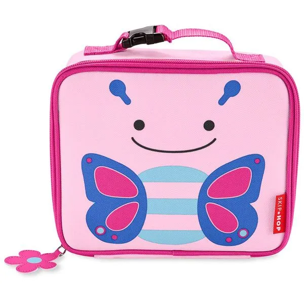 Lancheira Térmica Skip Hop Clássica Zoo Borboleta Rosa Único