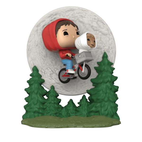 Boneco Funko Pop Moment - Et - Elliot and Et Flying - Verde - Candide
