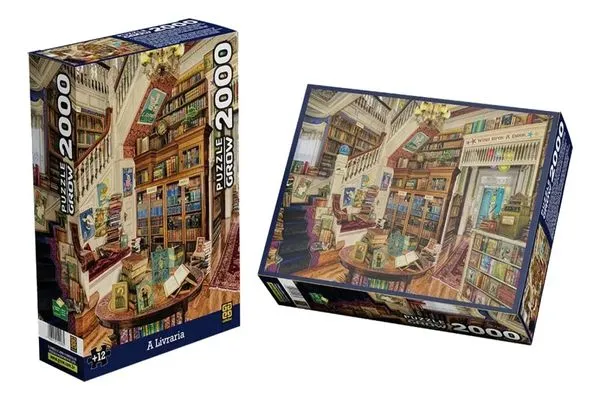 Quebra Cabeça 2000 Peças A Livraria