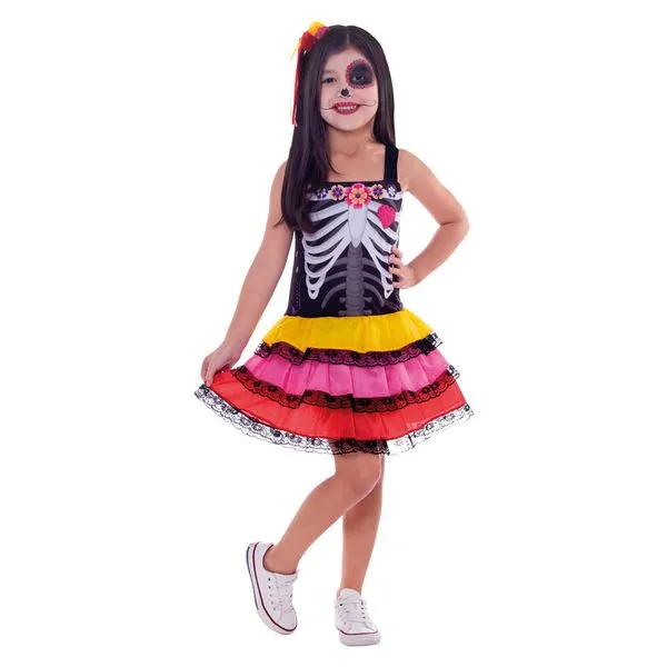 Fantasia - Caveira Mexicana - Novabrink - Tam M