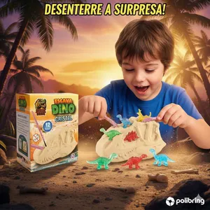 Brinquedo Escava Dinossauros Sortidos