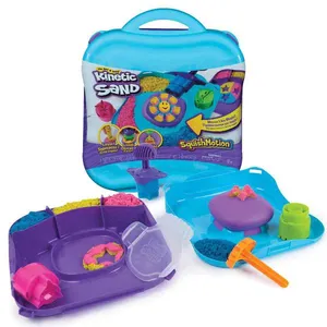 Playset - Squishmotion - Kinetic Sand - Areias Moldáveis - Sunny