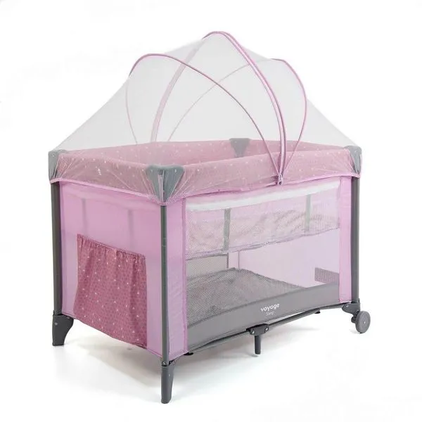Berço Portátil Voyage Sleep Rosa Único