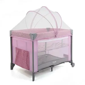 Berço Portátil Voyage Sleep Rosa Único