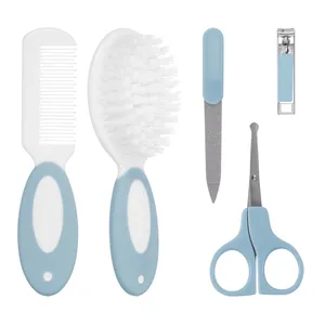 Kit De Higiene Cuidados Do Bebê 5 Peças (0m+) Azul - Buba