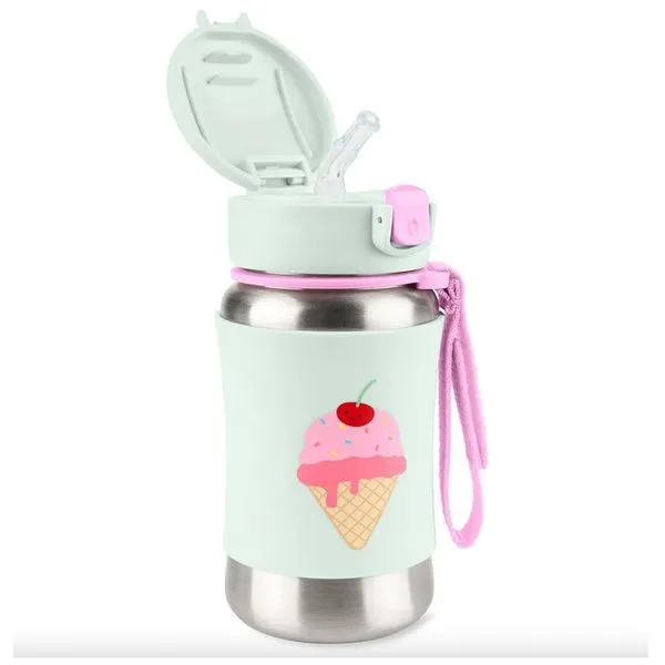 Garrafa Térmica de Inox Skip Hop Spark Style Sorvete Rosa Único