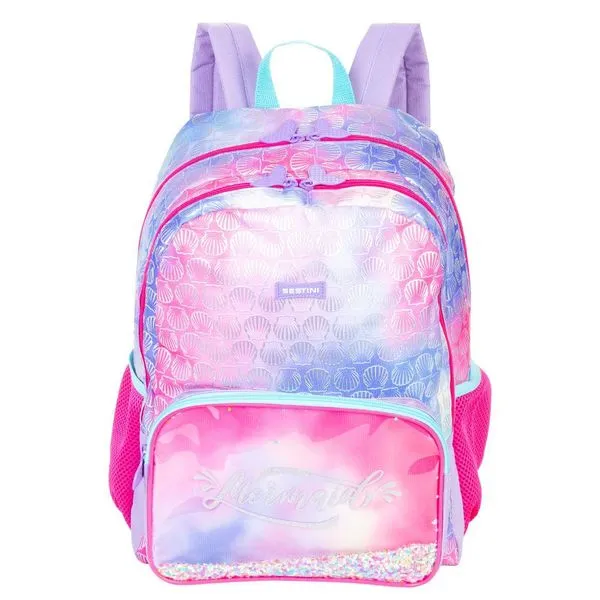 Mochila de Costas Sestini Grande X Mermaid Rosa Único