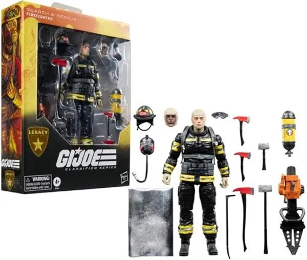 Gi Joe Classified Series Elite Legacy Collection Search & Rescue – Firefighter - Hasbro