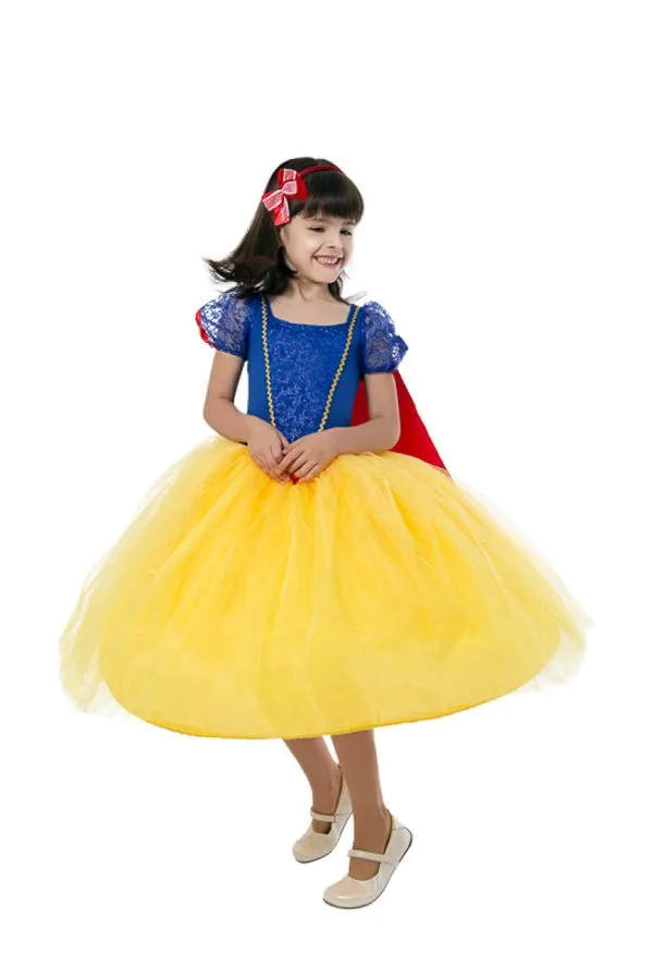 Fantasia Infantil Princesa Branca de Neve 10