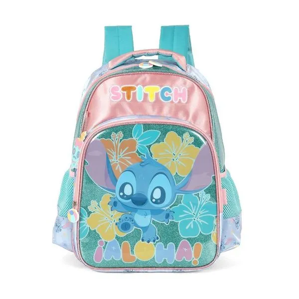 Mochila de Costas Luxcel Stitch Aloha Azul Tuquesa Único