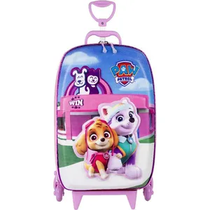 Mochila de Rodinhas 3D Maxtoy Patrulha Canina Pet Shop Único
