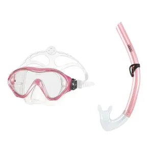 Conjunto de Mergulho - Máscara e Snorkel - Scuba - Rosa - Speedo