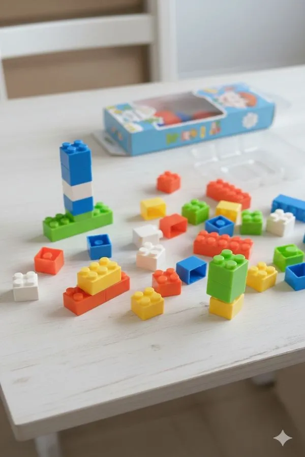 Brinquedo Bloquinhos de Montar Educativo 30 peças