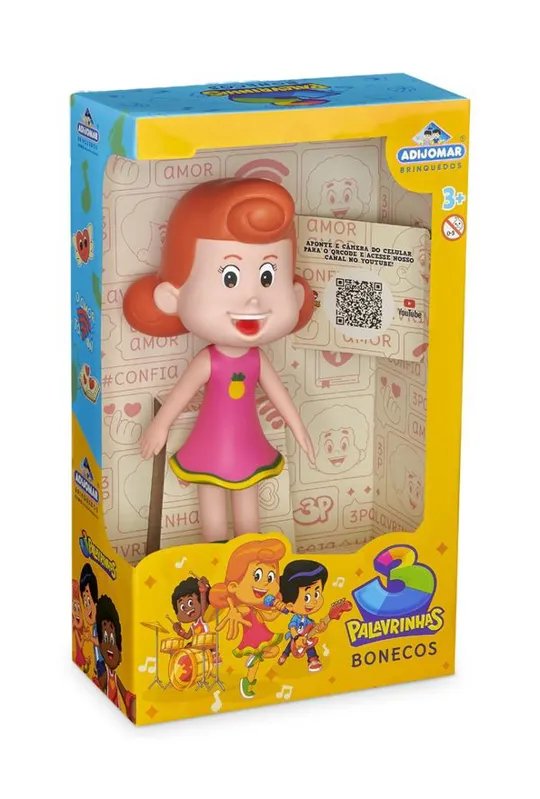 Boneca Sara 3 Palavrinhas