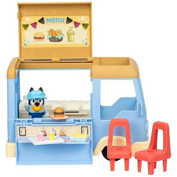 BLUEY FOOD TRUCK PLAYSET COM ACESSÓRIOS - CANDIDE