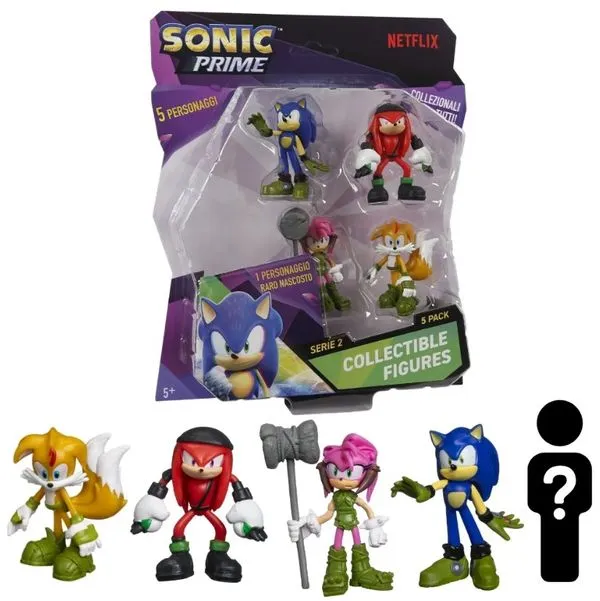Kit Bonecos Sonic, Knucks, Thorn Rose E Tails Candide 34240