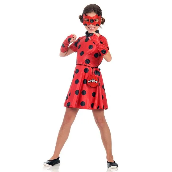 Fantasia Infantil - Miraculous - Vestido Ladybug - Sulamericana - G