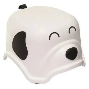 Banquinho Infantil Degrau Auau Branco Kababy