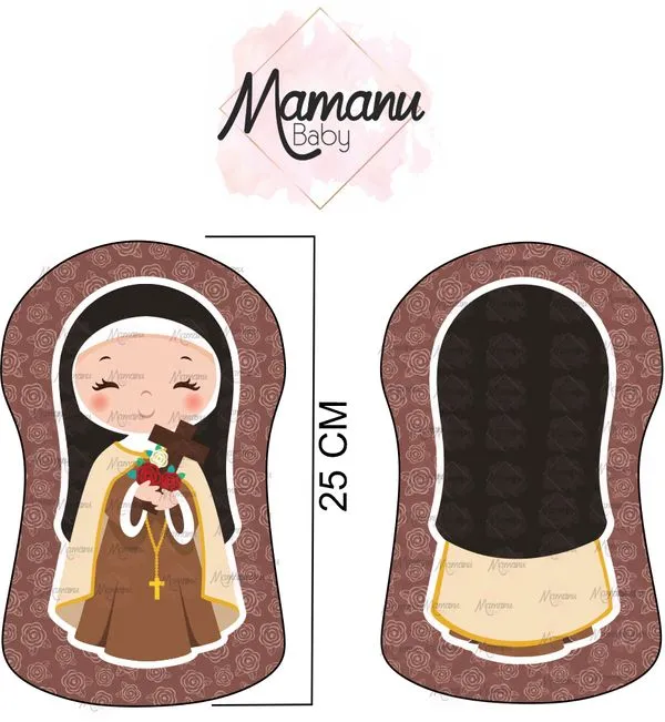 Almofada Naninha Infantil Santa Terezinha