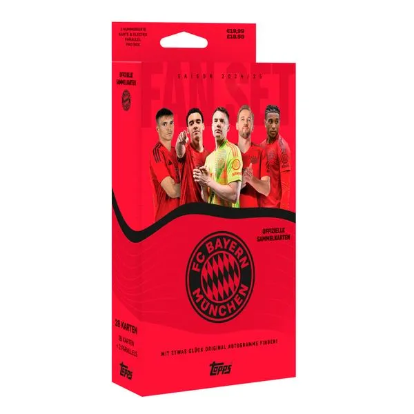 Conjunto de Cartas - FC Bayern - Temporada 2024/25 - Topps