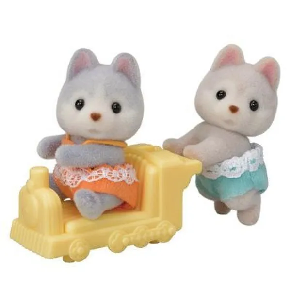 Sylvanian Families Gêmeos Bebês Huskys  5638