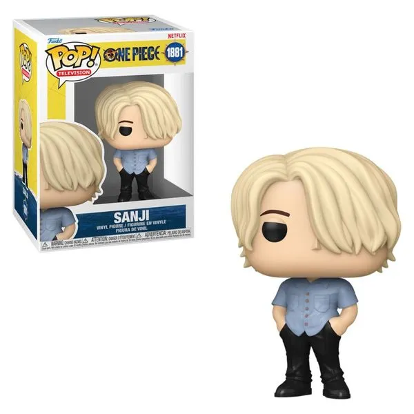 Boneco Funko Pop Sanji 1881 One Piece Live Action Netflix Original Colecionável