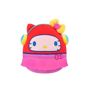Pelúcia Hello Kitty Arcade Mundo dos Games Squishmallows Sunny Super Fofinha 23cm Licenciada