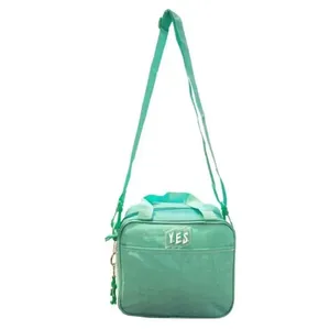 Lancheira com Alça e 2 Compartimentos - LC1801 - YES - VERDE CLARO