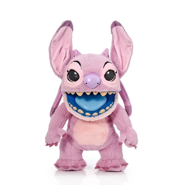 Stitch Wow - Pelúcia Angel Interativa Com Som - Sunny