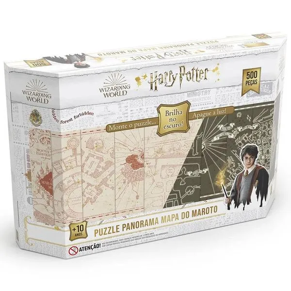 Quebra-Cabeça Panorama 500 Peças Harry Potter Grow 03970