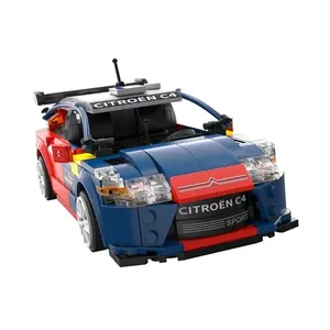 2008 Citroen C4 WRC - Blocos de Montar - 329 peças - 1/20 - Controle Remoto R/C - CADA