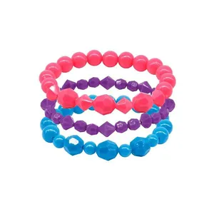 Kit Miçangas Toyng Glamour Beasd Pulseiras e Colares