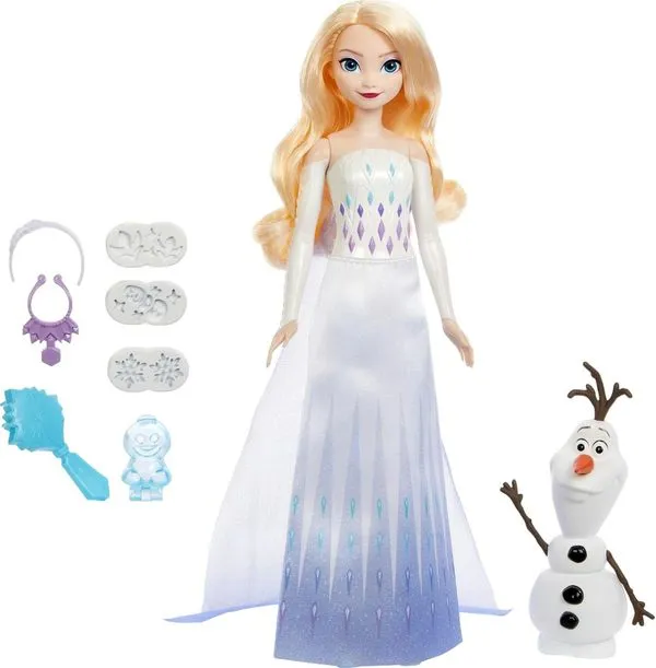 Boneca Elsa Frozen + Olaf Disney Aventuras Mattel - HYH10
