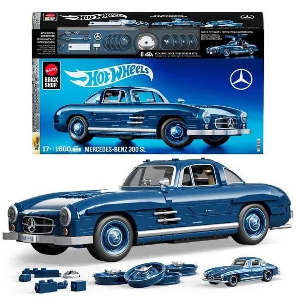 Hot Wheels - Brick Shop Mercedes-Benz 300 SL - Mattel